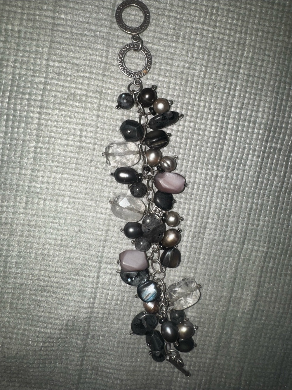 Retired Silpada Beaded Cluster Bracelet